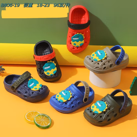 Лето-весна для мальчиков и девочек, милые легкие мягкие пластиковые тапочки для отдыха на открытом воздухе, сандалии